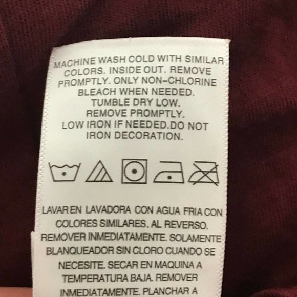 Minnie Mouse Key Hole Back Long Sleeve Tee XCH. - Picture 9 of 9